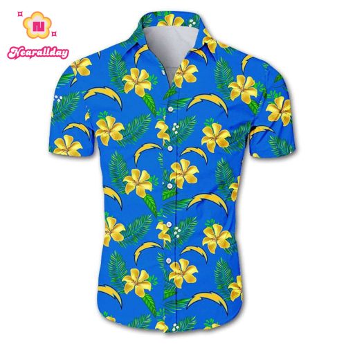 Best Los Angeles Chargers Hawaiian Aloha Shirt For Big Fans
