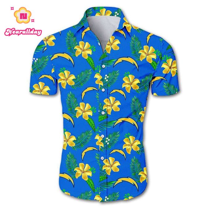 Best Los Angeles Chargers Hawaiian Aloha Shirt For Big Fans