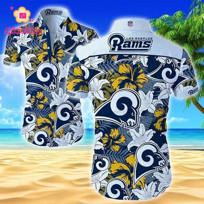 Best Los Angeles Rams Hawaiian Shirt For Awesome Fans