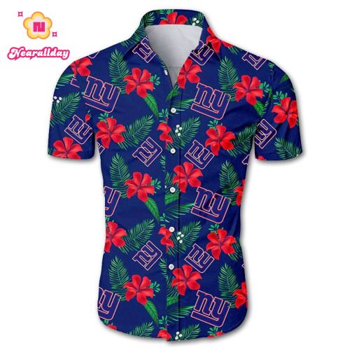 Best New York Giants Hawaiian Aloha Shirt For Sale