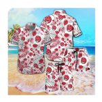 Grateful Dead x Boston Red Sox Hawaiian Button Up Shirt – Summer Men s Women s Style Grateful Dead x Boston Red Sox Hawaiian Button Up Shirt – Summer Men s Women s Style