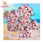 Boston Red Sox and Kiss Hawaii Summer Button Up Shirt – Men Women Boston Red Sox and Kiss Hawaii Summer Button Up Shirt – Men Women