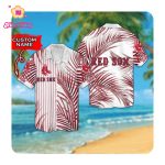 Custom Boston Red Sox Hawaiian Shirt MLB Short Sleeve Aloha Button Up
