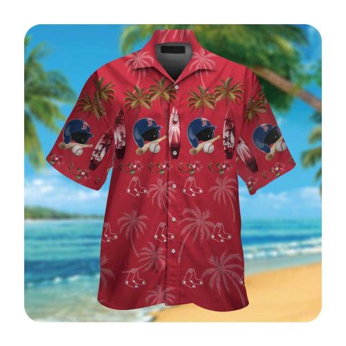 Boston Red Sox Hawaiian Shirt: Summer Button Up for Men and Women