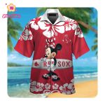 Official Boston Red Sox Minnie Mouse Hawaiian Shirt – Unisex Summer Button-Up Official Boston Red Sox Minnie Mouse Hawaiian Shirt – Unisex Summer Button-Up