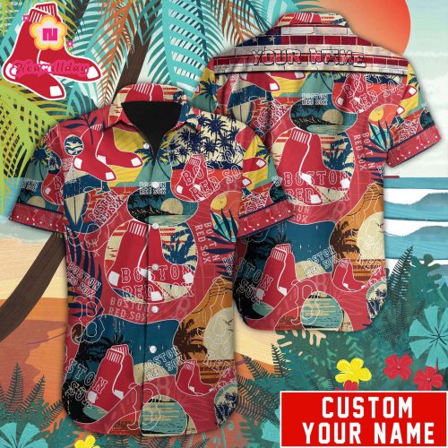 Custom Boston Red Sox Hawaiian Shirt – Official MLB Merchandise