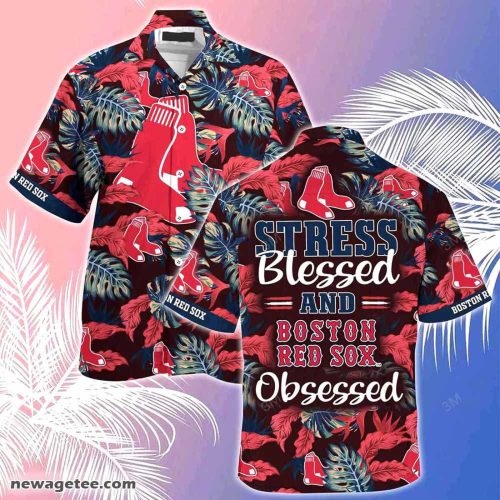 Official Boston Red Sox MLB Hawaiian Shirt – Perfect for Summer Fun!