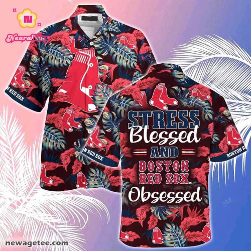 Official Boston Red Sox MLB Hawaiian Shirt – Perfect for Summer Fun!