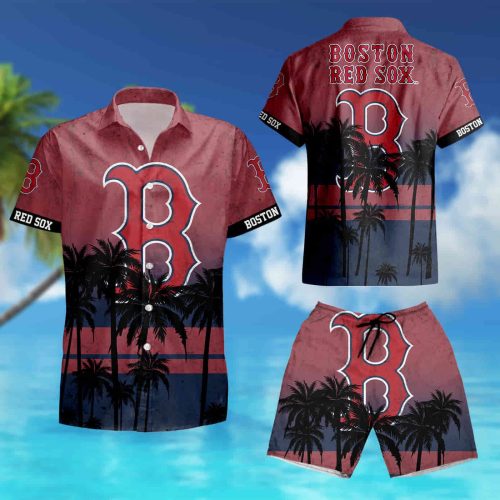 Official Boston Red Sox MLB Summer Hawaiian Shirt – Short Sleeve Summer Shirt