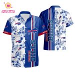 Buffalo Bills Floral With And Blue Hawaiian Shirt summer shirt