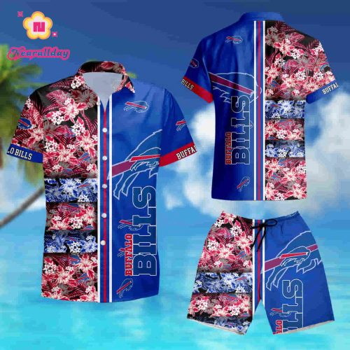 Buffalo Bills Flower1 Hawaiian Shirt summer shirt