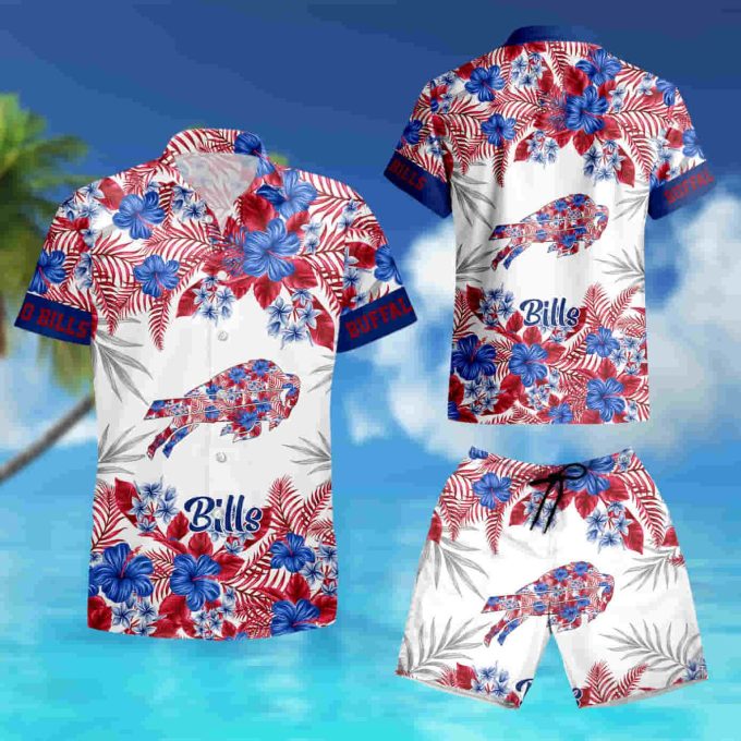 Buffalo Bills Graphic Flower Patterns Hawaiian Shirt summer shirt