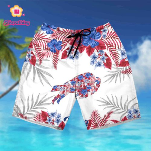 Buffalo Bills Graphic Flower Patterns Hawaiian Shirt summer shirt