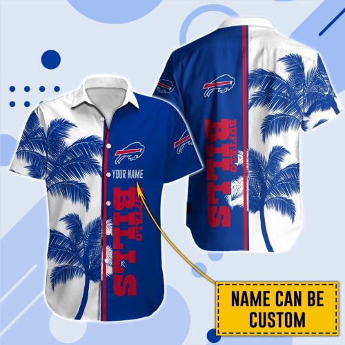 Buffalo Bills Hawaii Shirt Men Short Custom  NFL Gift