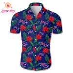 Buffalo Bills Hawaiian Shirt Floral Button Up