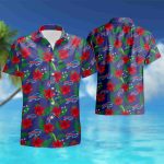Buffalo Bills Hawaiian Shirt Floral Button Up Slim Fit Body summer shirt