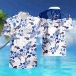 Buffalo Bills Hawaiian Shirt N01 tropical flower 2021 summer shirt