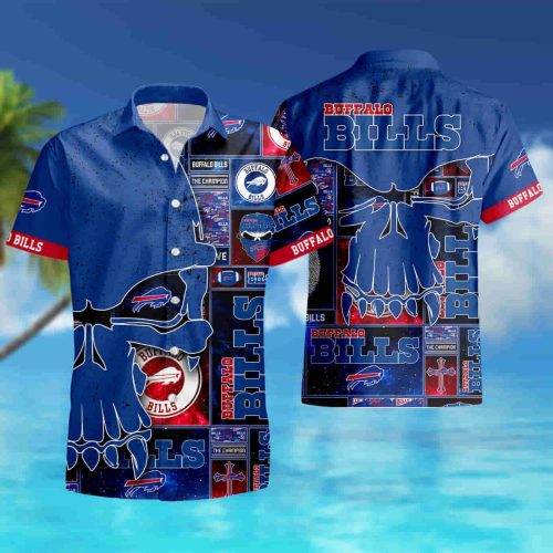 Buffalo Bills Hawaiian Shirt N09 tropical flower 2021 summer shirt