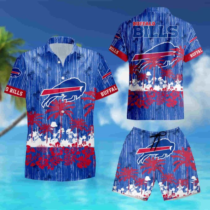 Buffalo Bills Hawaiian Shirt N22 tropical flower 2021 summer shirt