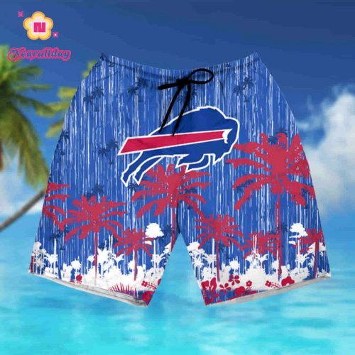 Buffalo Bills Hawaiian Shirt N22 tropical flower 2021 summer shirt