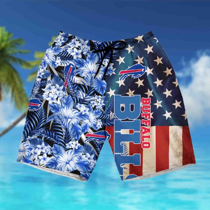 Buffalo Bills Hawaiian Shirt N25 tropical flower 2021 summer shirt