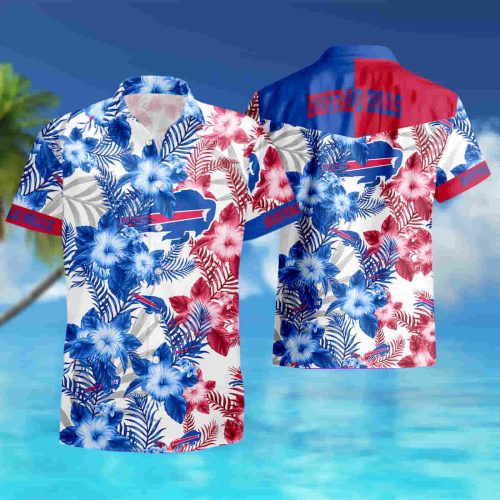 Buffalo Bills Hawaiian Shirt N31 tropical flower 2021 summer shirt
