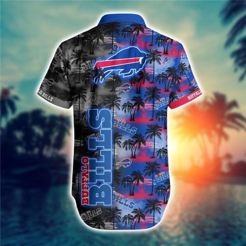 Buffalo Bills Hawaiian Shirt Palm Tree Pattern