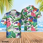 Buffalo Bills Nfl Flamingo Button Up Hawaiian Shirt