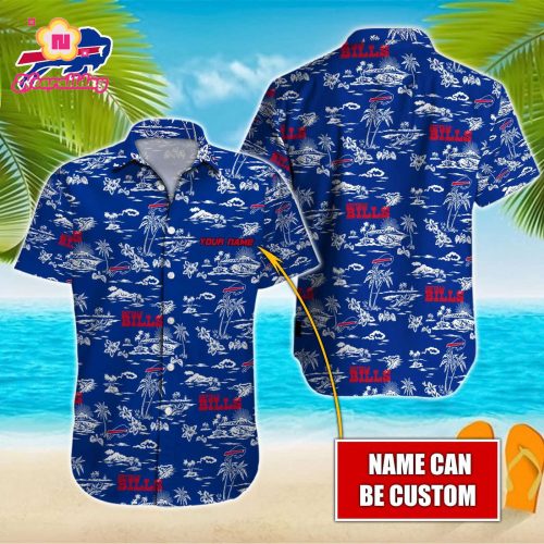 Buffalo Bills NFL Printed Hawaiian Shirt Custom Gift
