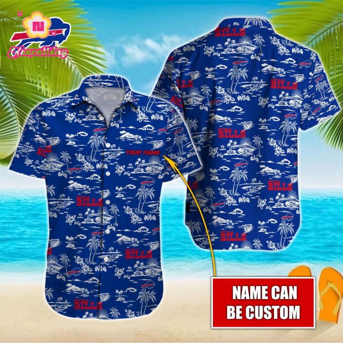 Buffalo Bills NFL Printed Hawaiian Shirt Custom Gift