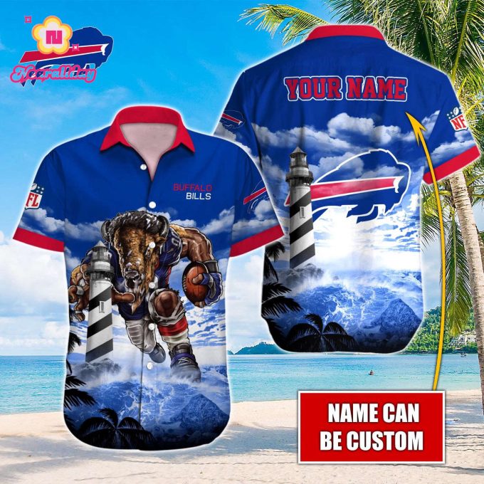 Buffalo Bills NFL Printed Hawaiian Shirt Custom Gift