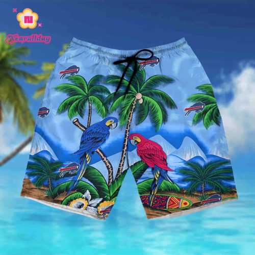 Buffalo Bills Parrots Couple Hawaiian Shirt summer shirt