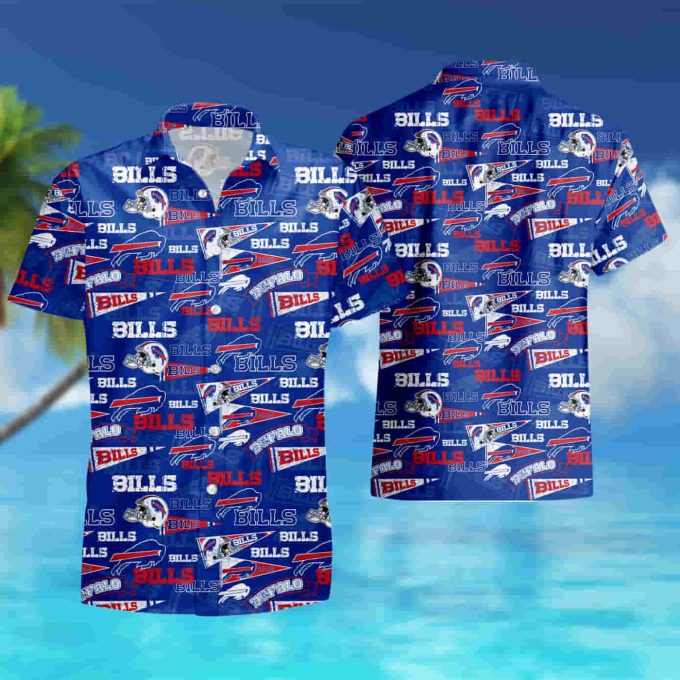 Buffalo Bills Retro AOP Hawaiian Shirt summer shirt