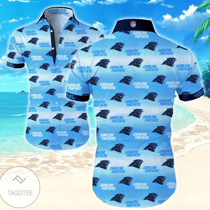 Carolina Panthers Funny Hawaiian Shirts For Men Hawaiian Shirt Set for Men Women Kids