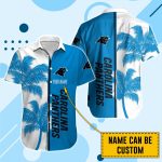 Carolina Panthers Hawaii Shirt Men Short Custom  NFL Gift