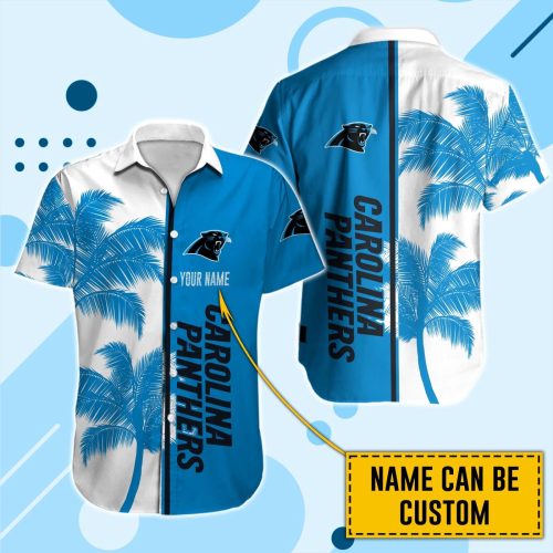 Carolina Panthers Hawaii Shirt Men Short Custom  NFL Gift