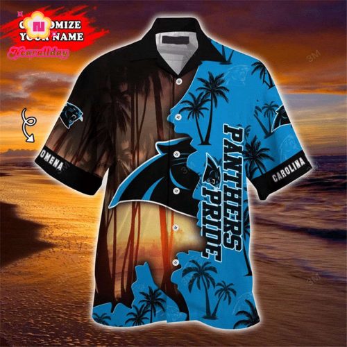 Carolina Panthers Hawaiian Shirt Customize Your Name