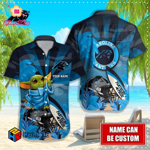 Carolina Panthers Nfl Custom Hawaiian Shirt