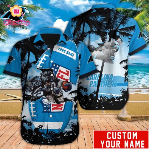 Carolina Panthers NFL Printed Hawaiian Shirt Custom Gift