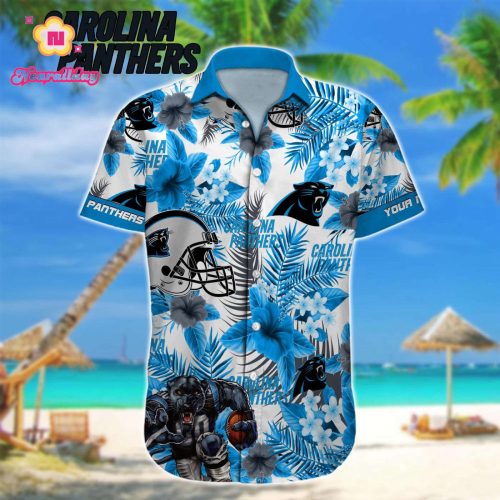 Carolina Panthers NFL Printed Hawaiian Shirt Custom Gift