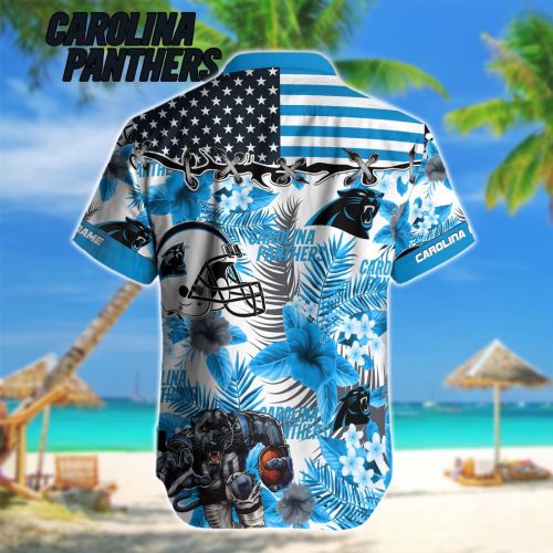 Carolina Panthers NFL Printed Hawaiian Shirt Custom Gift