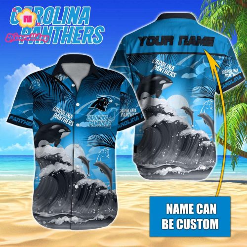 Carolina Panthers NFL Printed Hawaiian Shirt Custom Gift