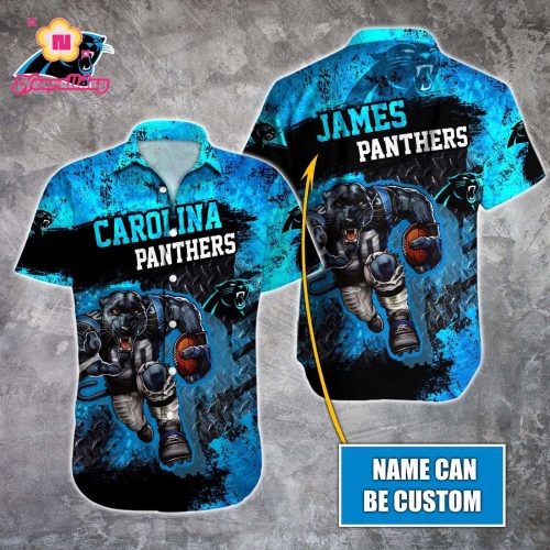 Carolina Panthers NFL Printed Hawaiian Shirt Custom Gift