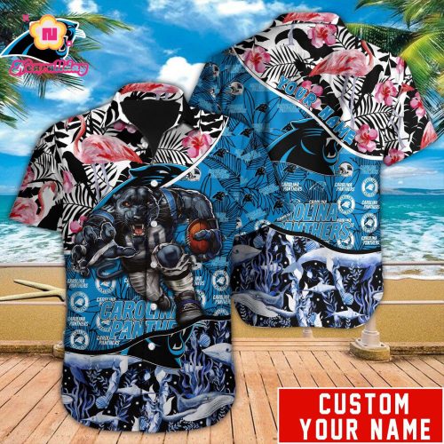 Carolina Panthers NFL Printed Hawaiian Shirt Custom Gift