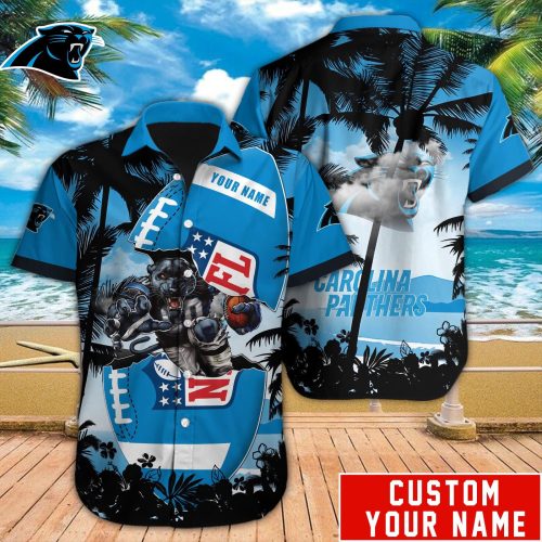 Carolina Panthers NFL Printed Hawaiian Shirt Custom Gift