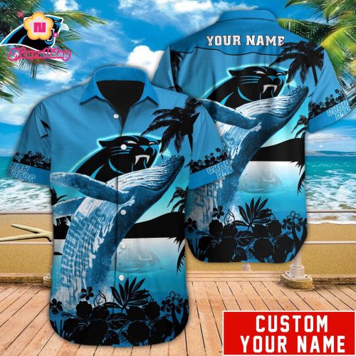 Carolina Panthers NFL Printed Hawaiian Shirt Custom  Gift