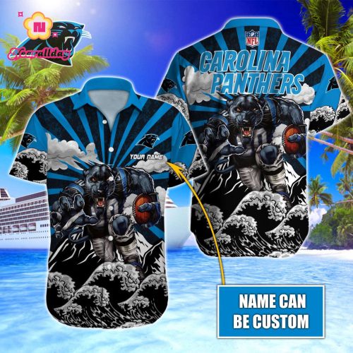 Carolina Panthers NFL Printed Hawaiian Shirt Custom Gift