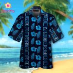 Carolina Panthers Short Sleeve Button Up Tropical Aloha Hawaiian Shirt Set for Men Women Kids Gift
