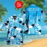 Carolina Panthers Short Sleeve Button Up Tropical Aloha Hawaiian Shirt Set for Men Women Kids Gift Carolina Panthers Short Sleeve Button Up Tropical Aloha Hawaiian Shirt Set for Men Women Kids Gift