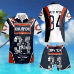 Chicago Bears Champion Walter Payton 34 Hall Of Fame Signature For Bears Fans Hawaiian Shirt summer shirt